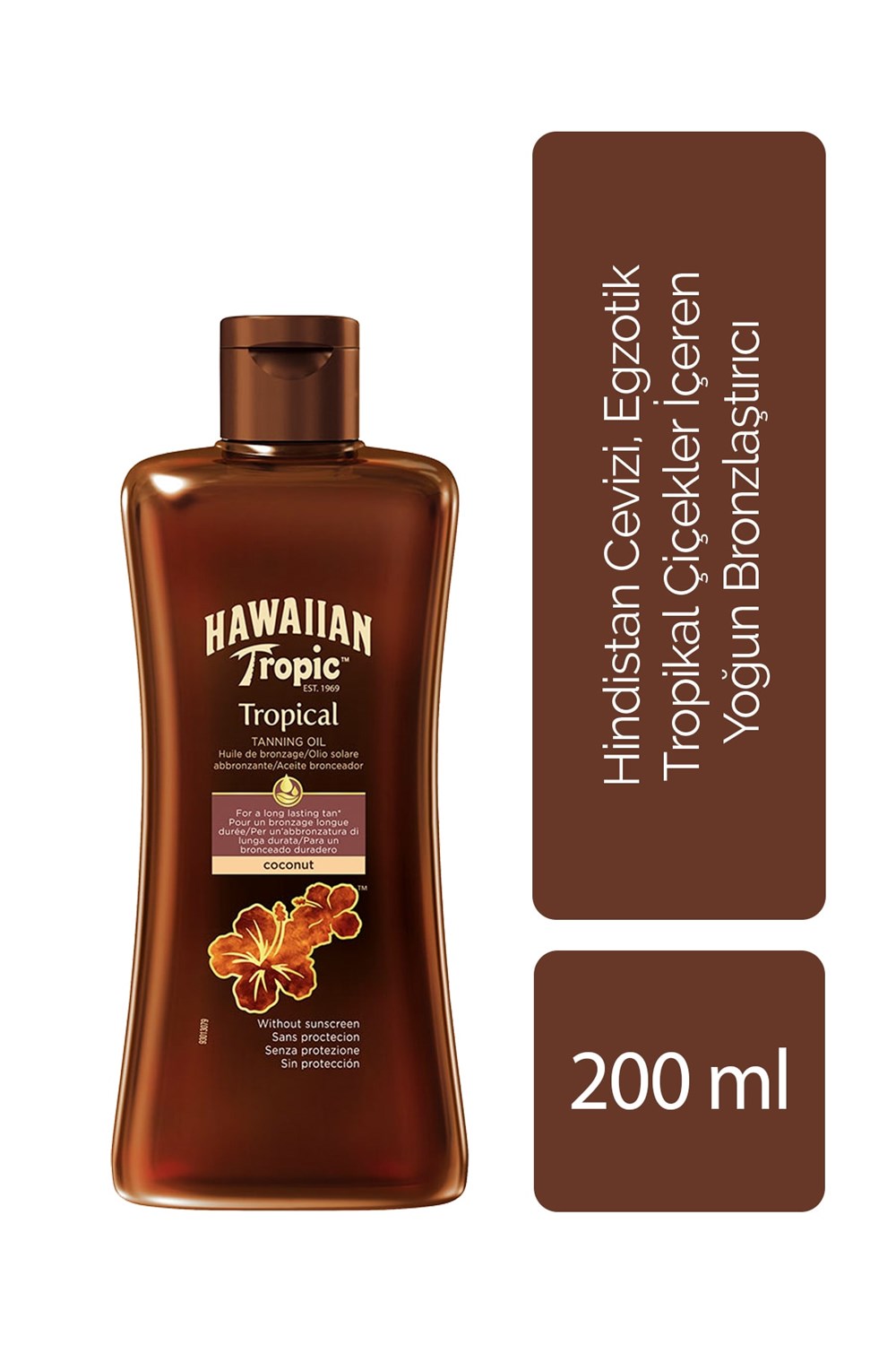 Hawaiian Tropic Bronzlaştırıcı Yağ 200 Ml