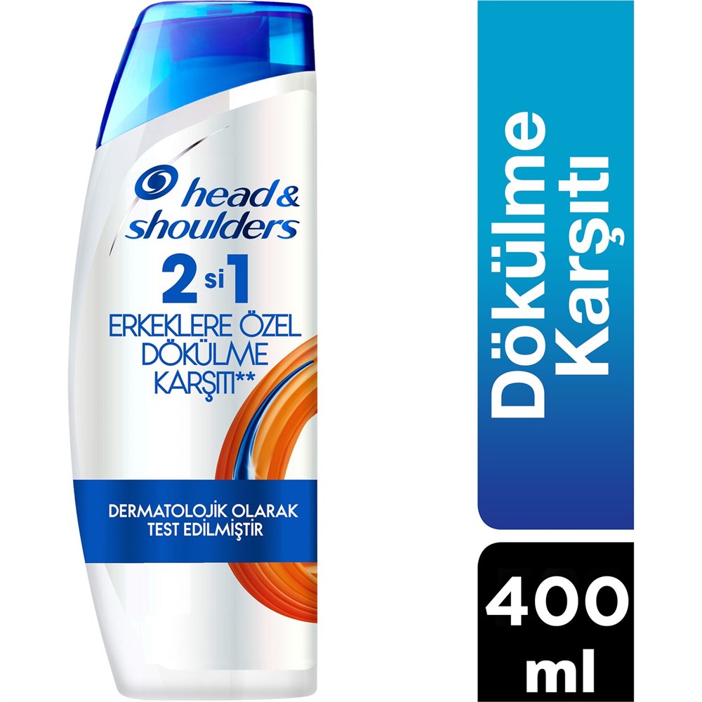 Head&Shoulders Şampuan 400 Ml Erkeklere Özel Dökülme Karşıtı 2in1 