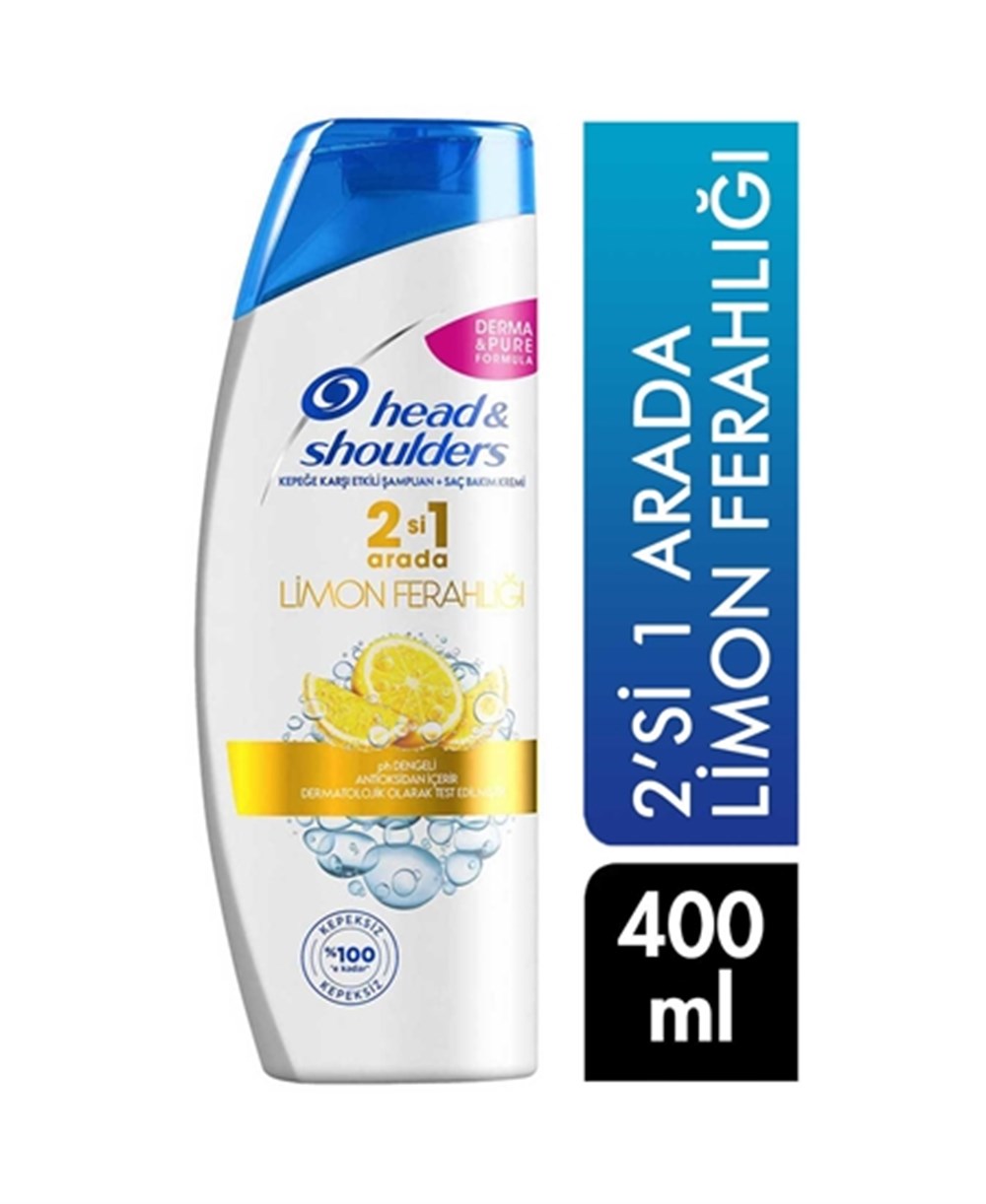 Head&Shoulders Şampuan Limon Ferahlığı 2in1 400 Ml