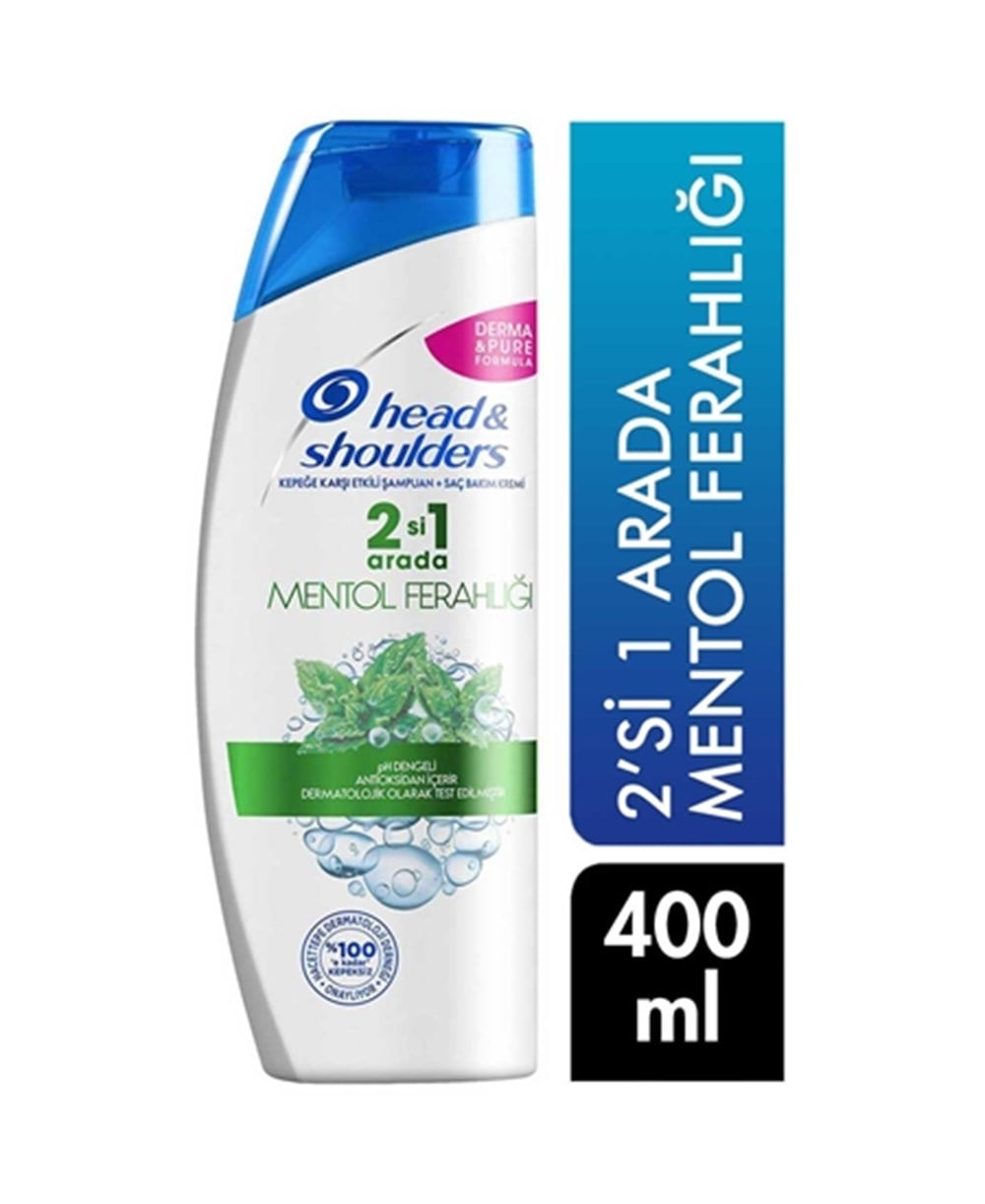 Head&Shoulders Şampuan Mentol Ferahlığı 2in1 400 Ml