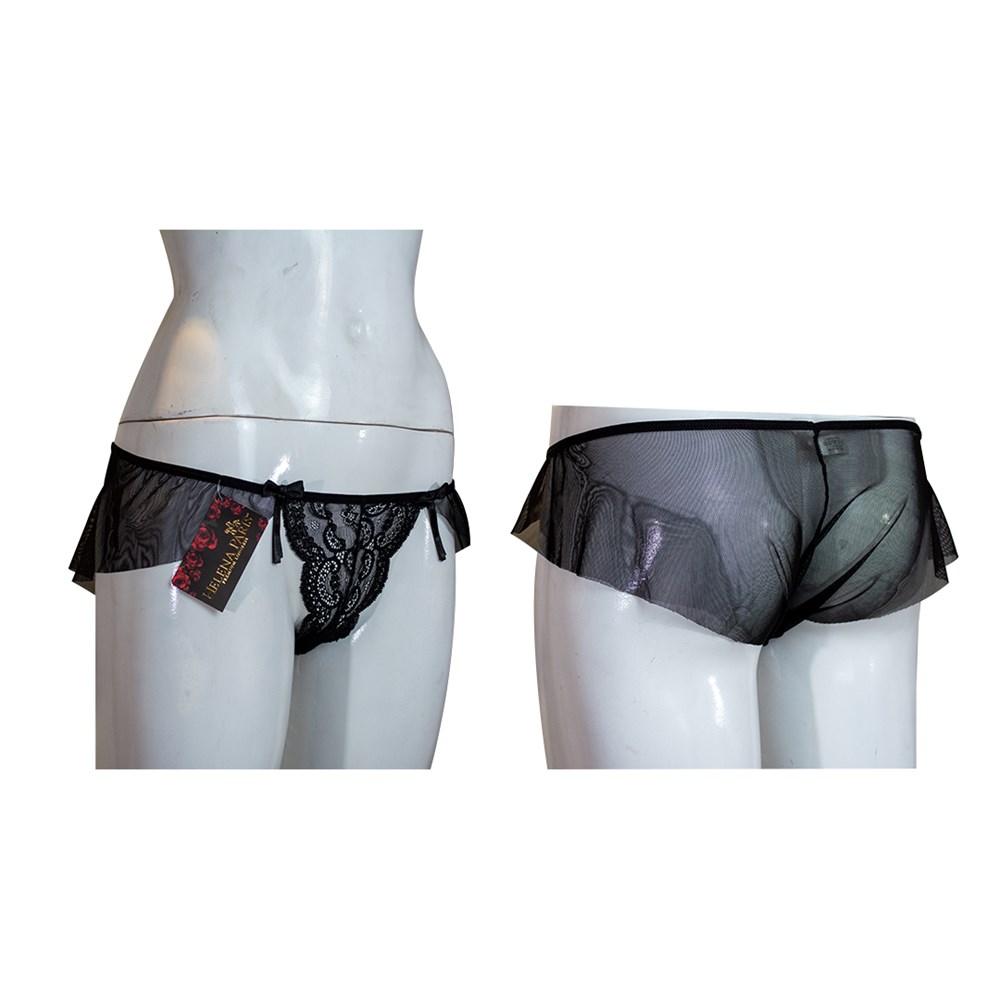 Helena Paris Tüllü Tanga Külot Slip