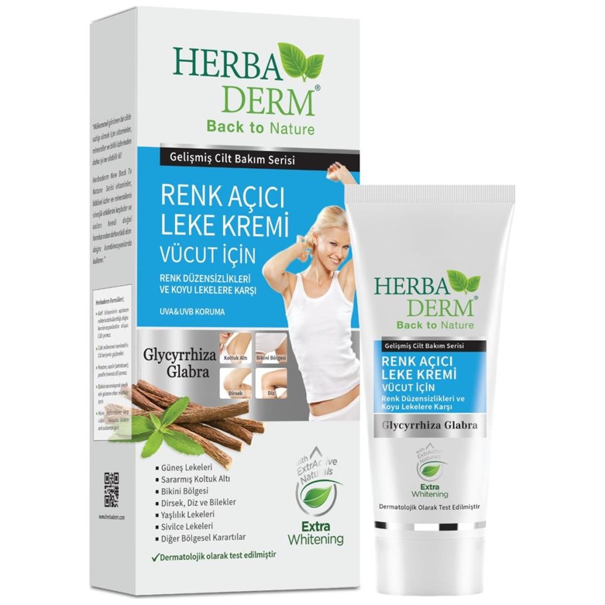 Herba Derm Vücut Beyazlatıcı Krem 60 ML