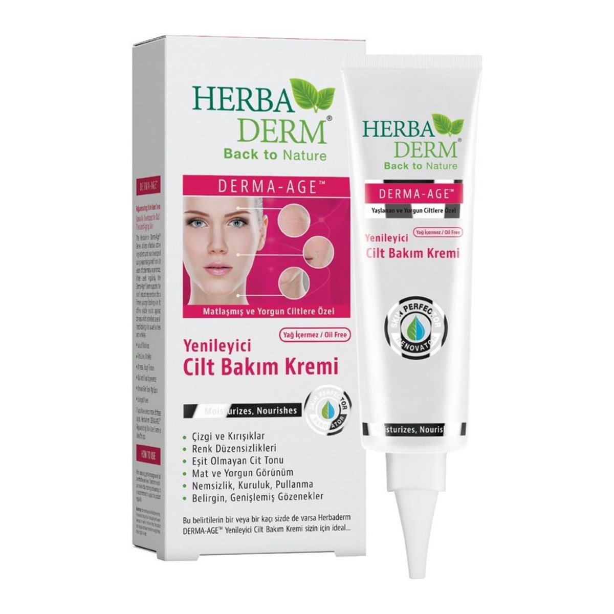 Herba Derm Yenileyici Cilt Bakım Kremi 60 ML