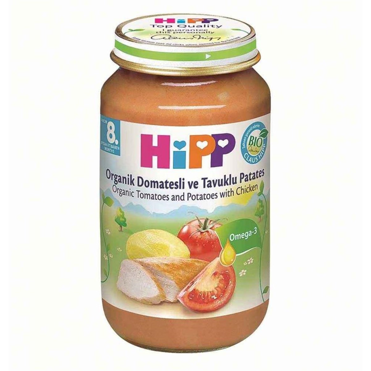 Hipp Organik Domatesli Ve Tavuklu Patates 220 Gr