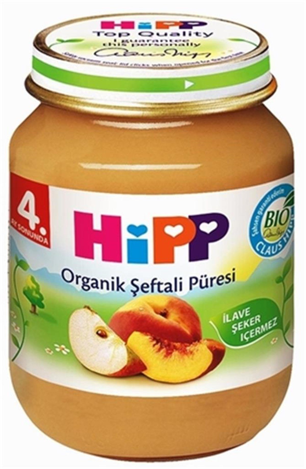 Hipp Organik Şeftali Püresi 125 Gr