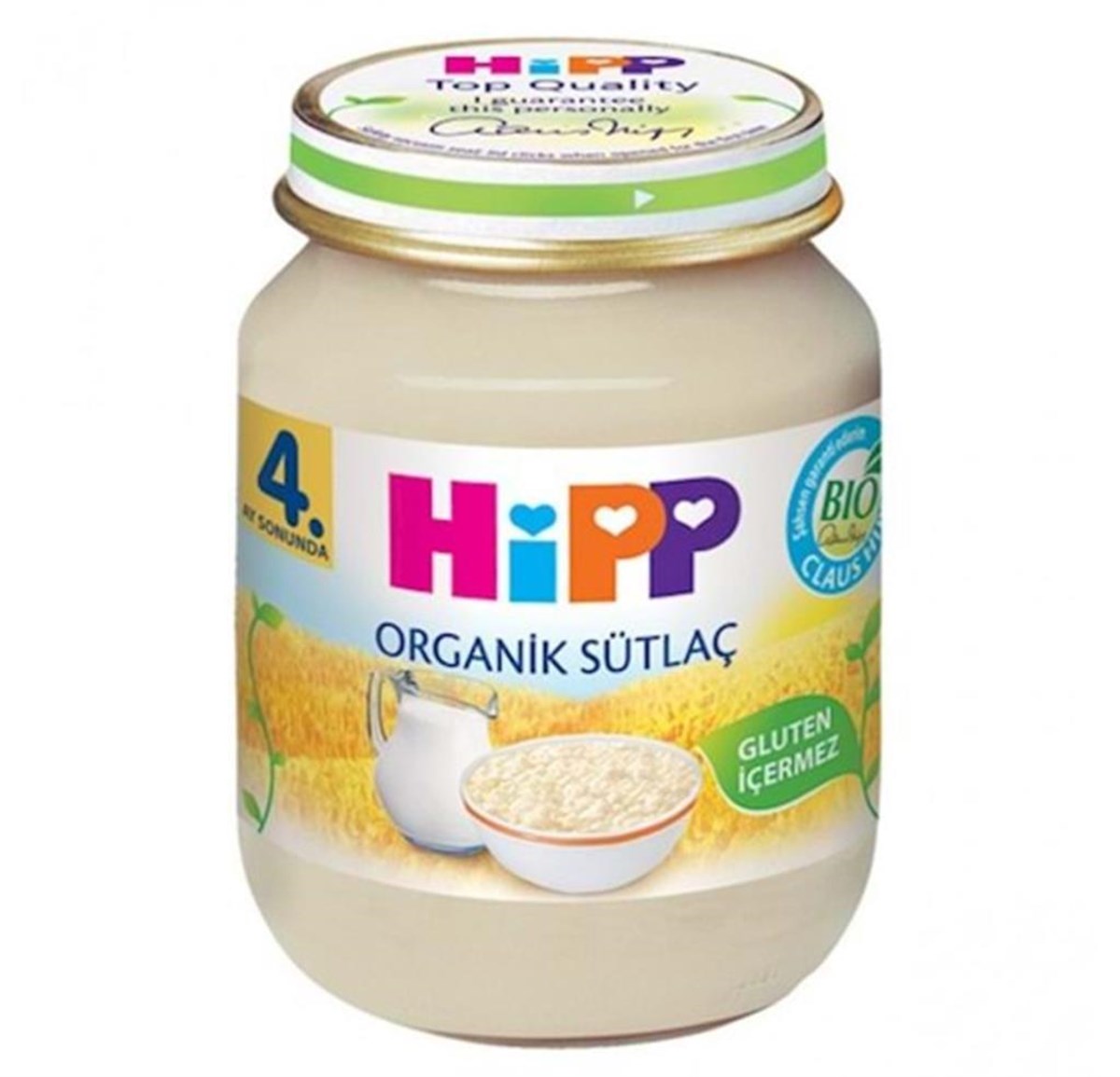 Hipp Organik Sütlaç Kavanoz Maması 125 Gr