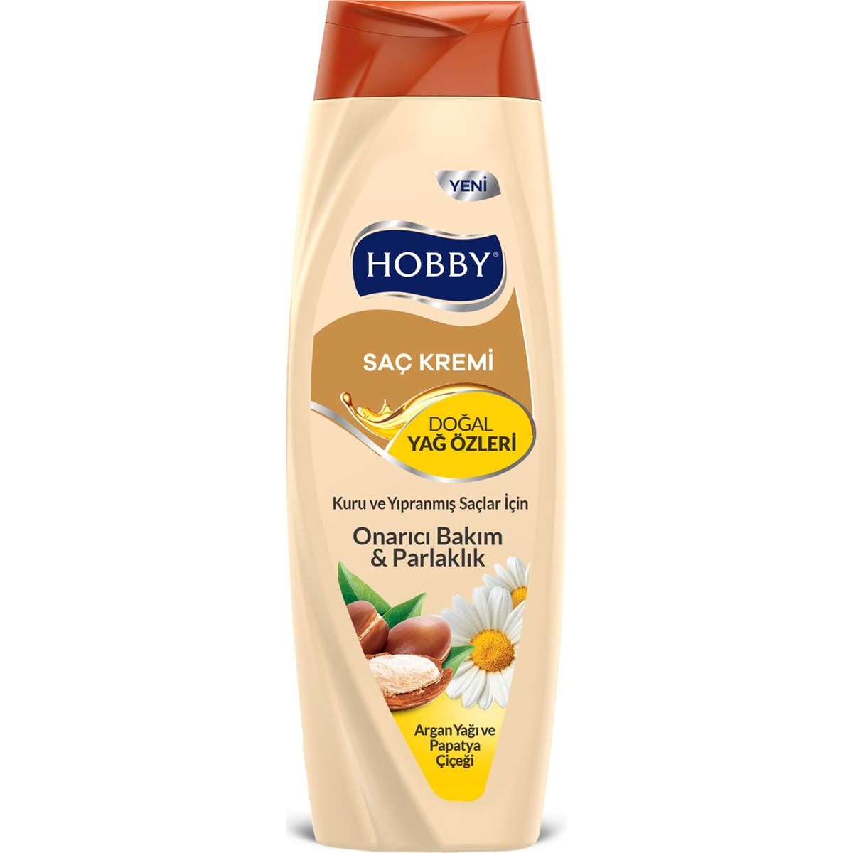 HOBBY SAC KREM 600ML ARGAN VE PAPATYA 89600