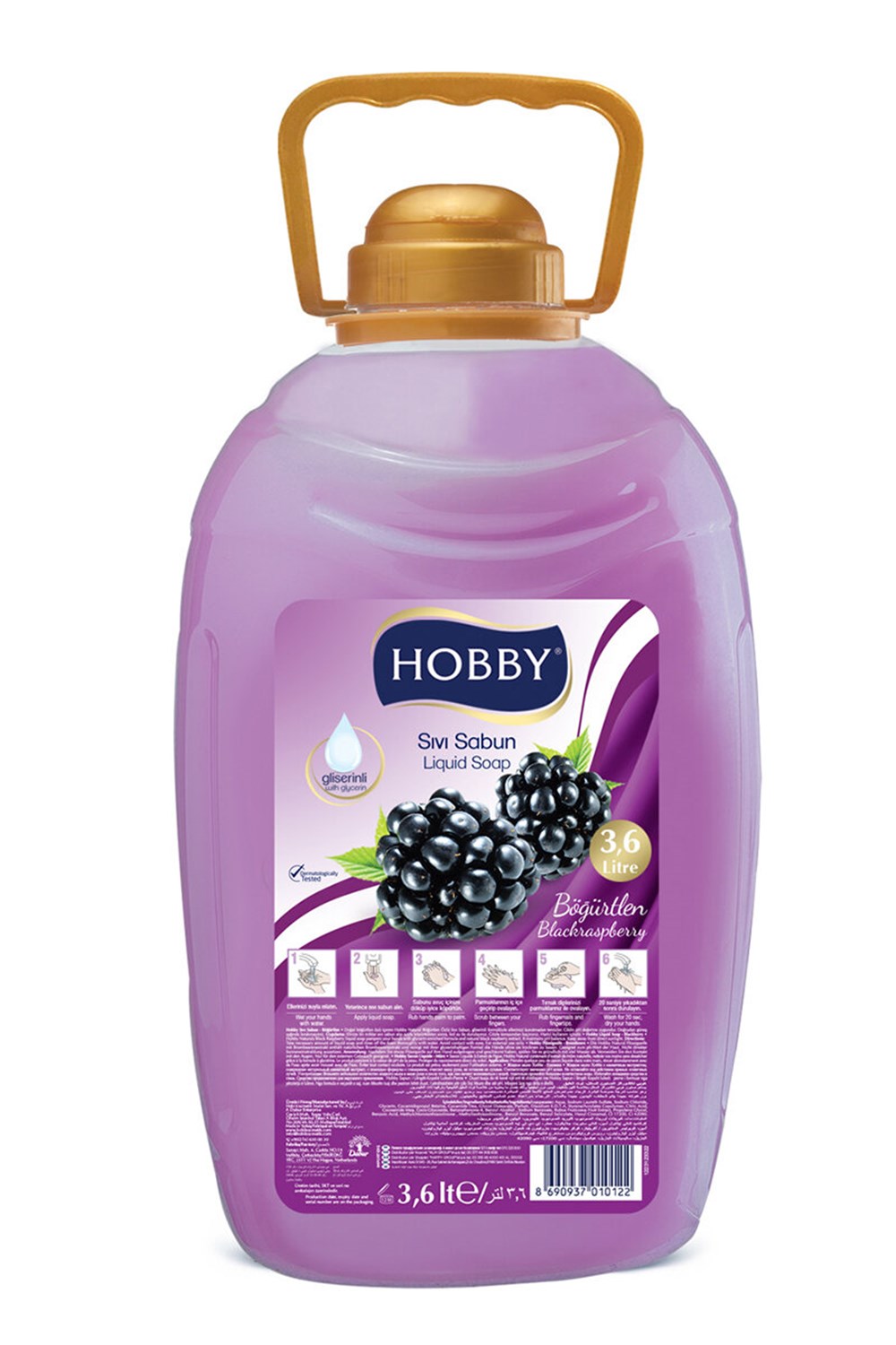 Hobby Sıvı Sabun 3600 Ml Böğürtlen