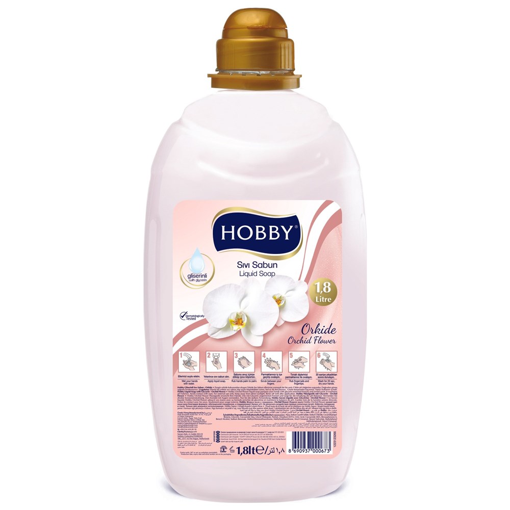Hobby Sıvı Sabun Orkide Çiçeği 1800 Ml