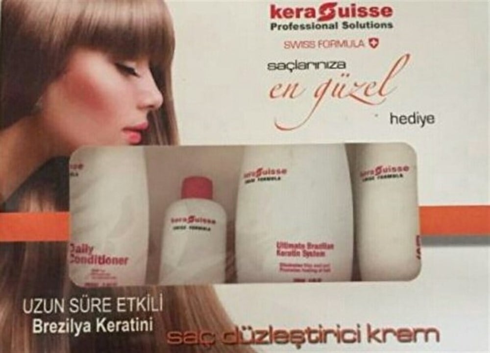 Kera Suisse Saç Düzleştirici Krem Seti 