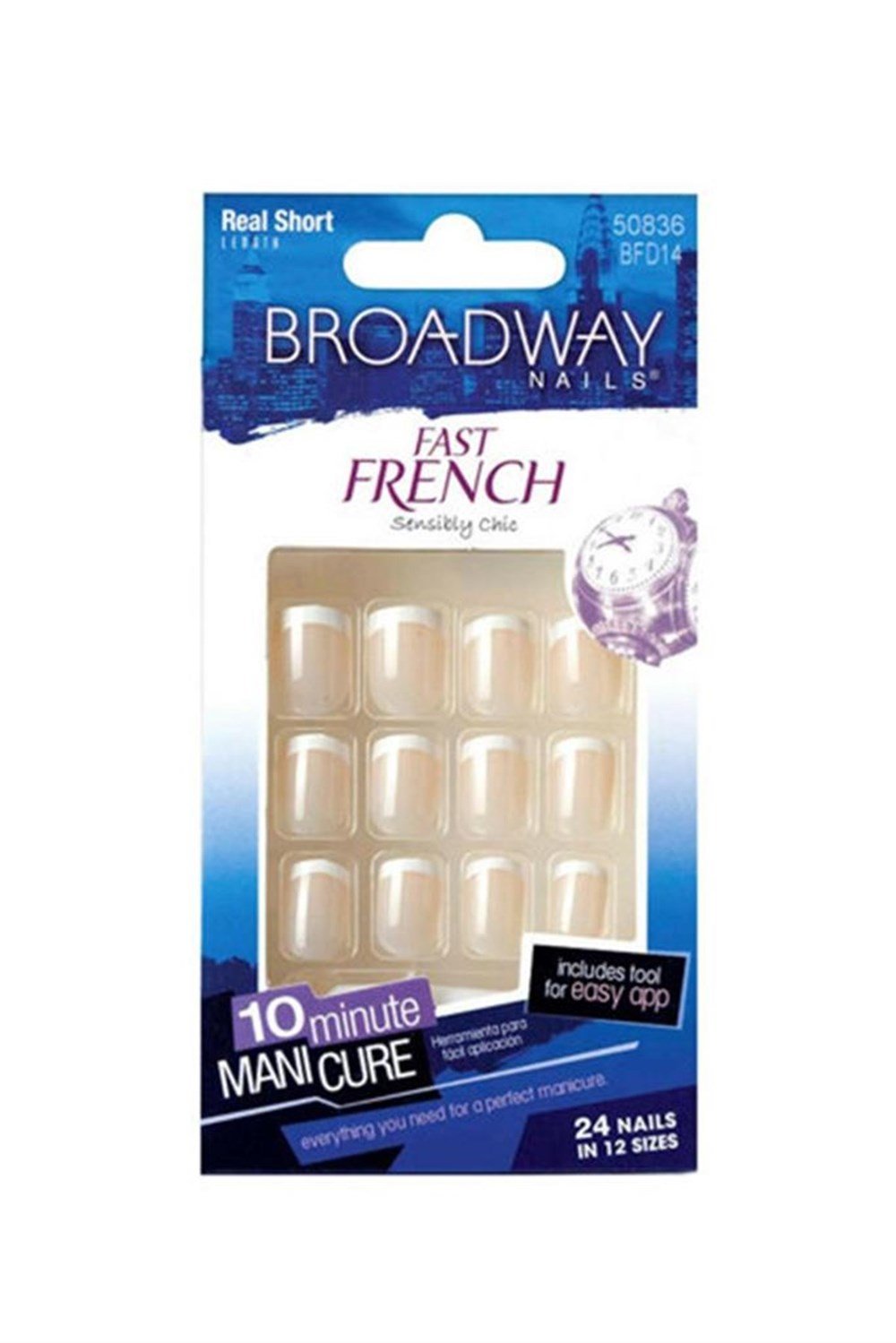 Kiss Fast French Bfd14 Takma Tırnak 24 Nails