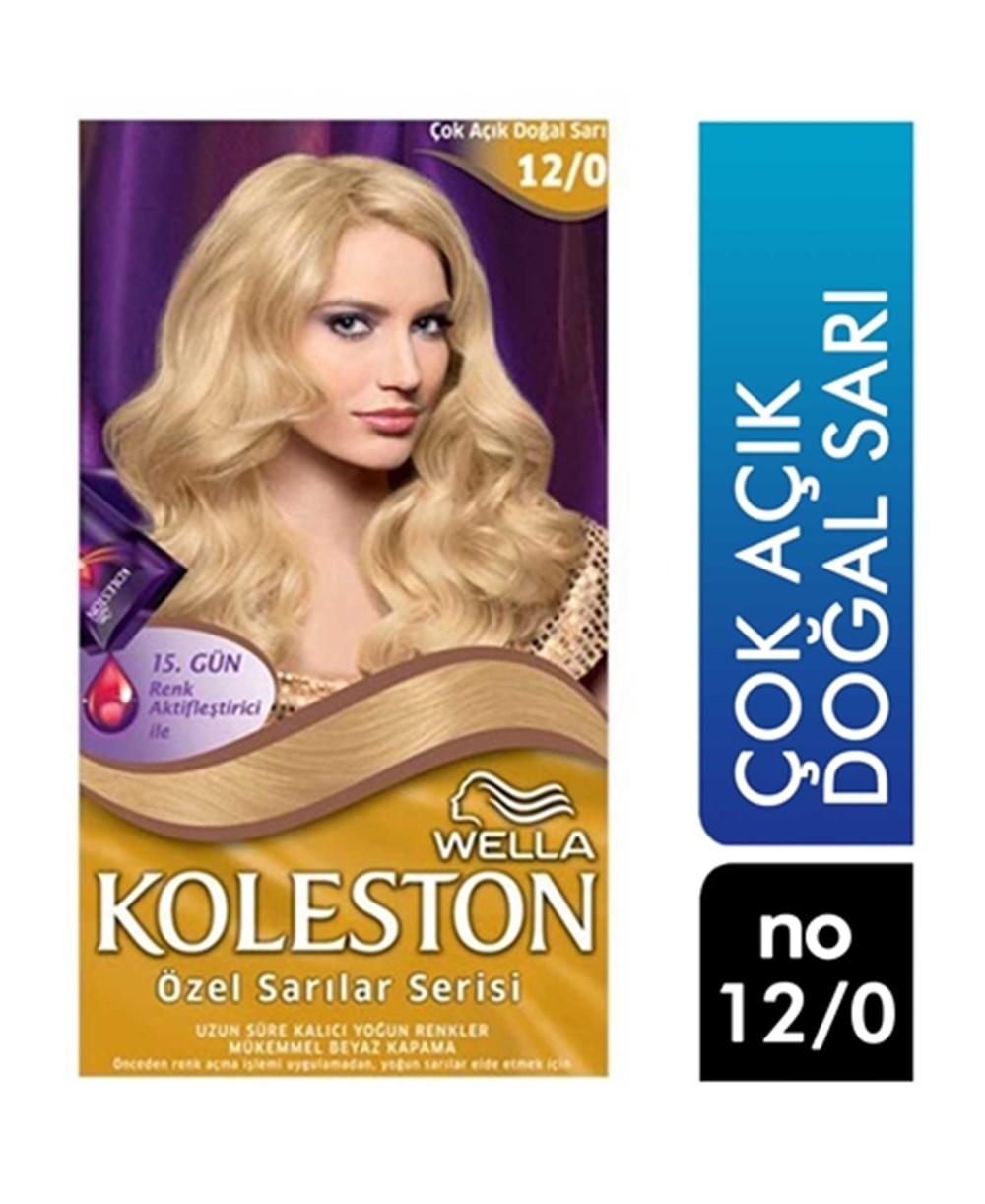 Koleston Kit 12/0 Boya Çok Açık Doğal Sarı