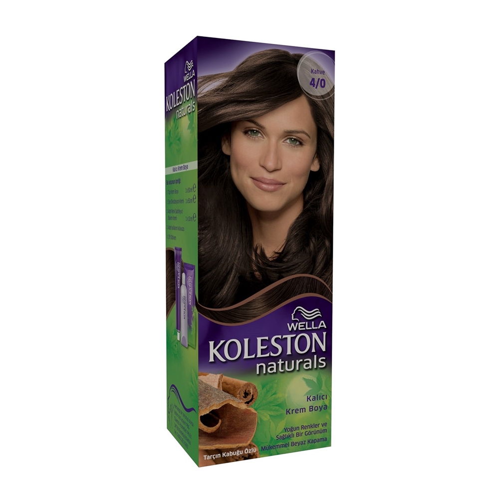 Koleston Naturals Kalıcı Krem Boya 4-0 Kahve