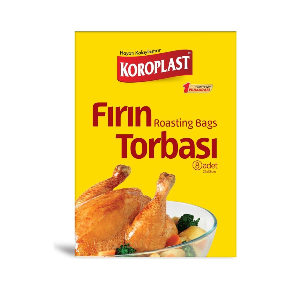 Koroplast Fırın Torbası Büyük Boy 8 Adet
