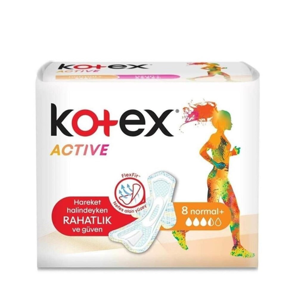 Kotex Actıve Tekli Normal 8 Li