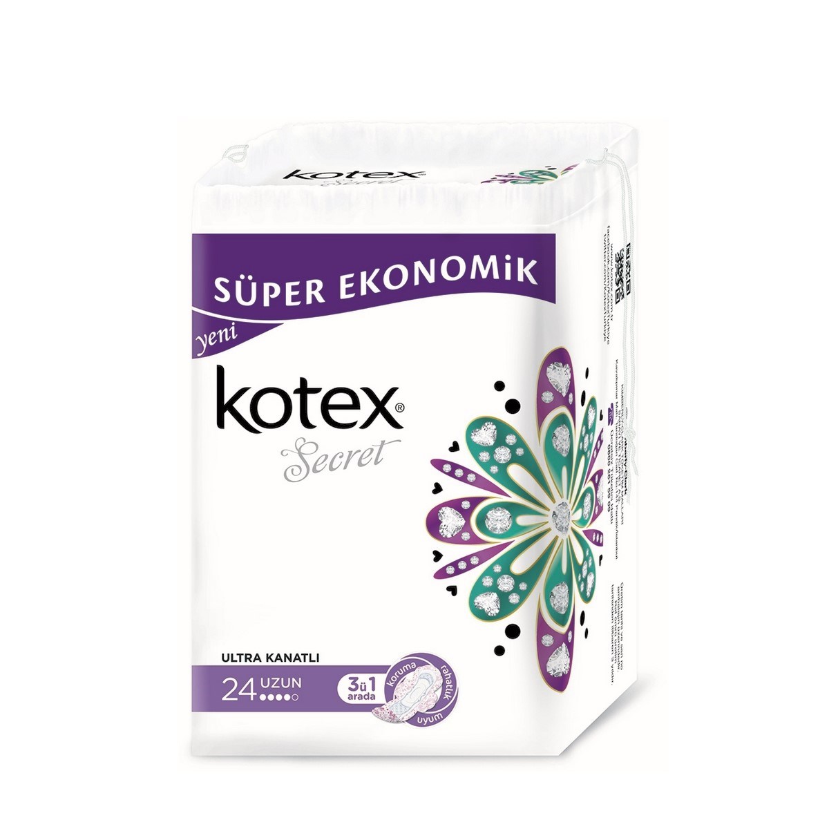 Kotex Secret Quadro Uzun (24 Adet)