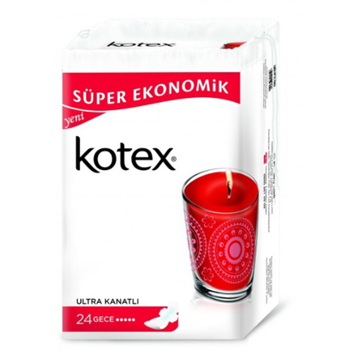 Kotex Ultra Gece Hijyenik Ped (24 Adet)