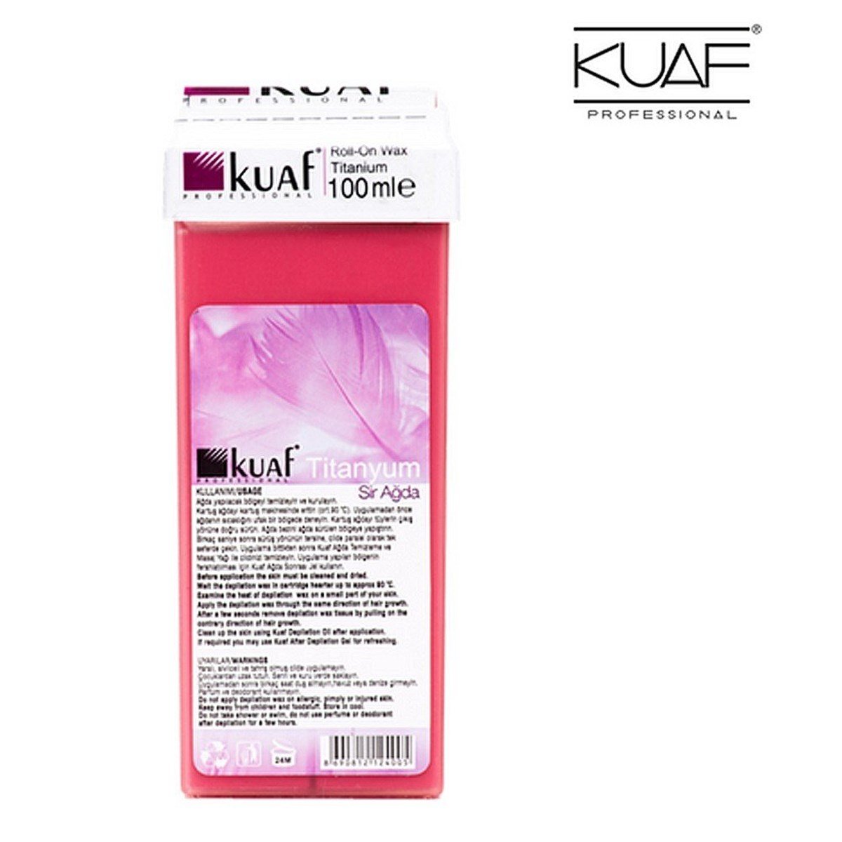 Kuaf Titanyum Kartuş Ağda 100 Ml