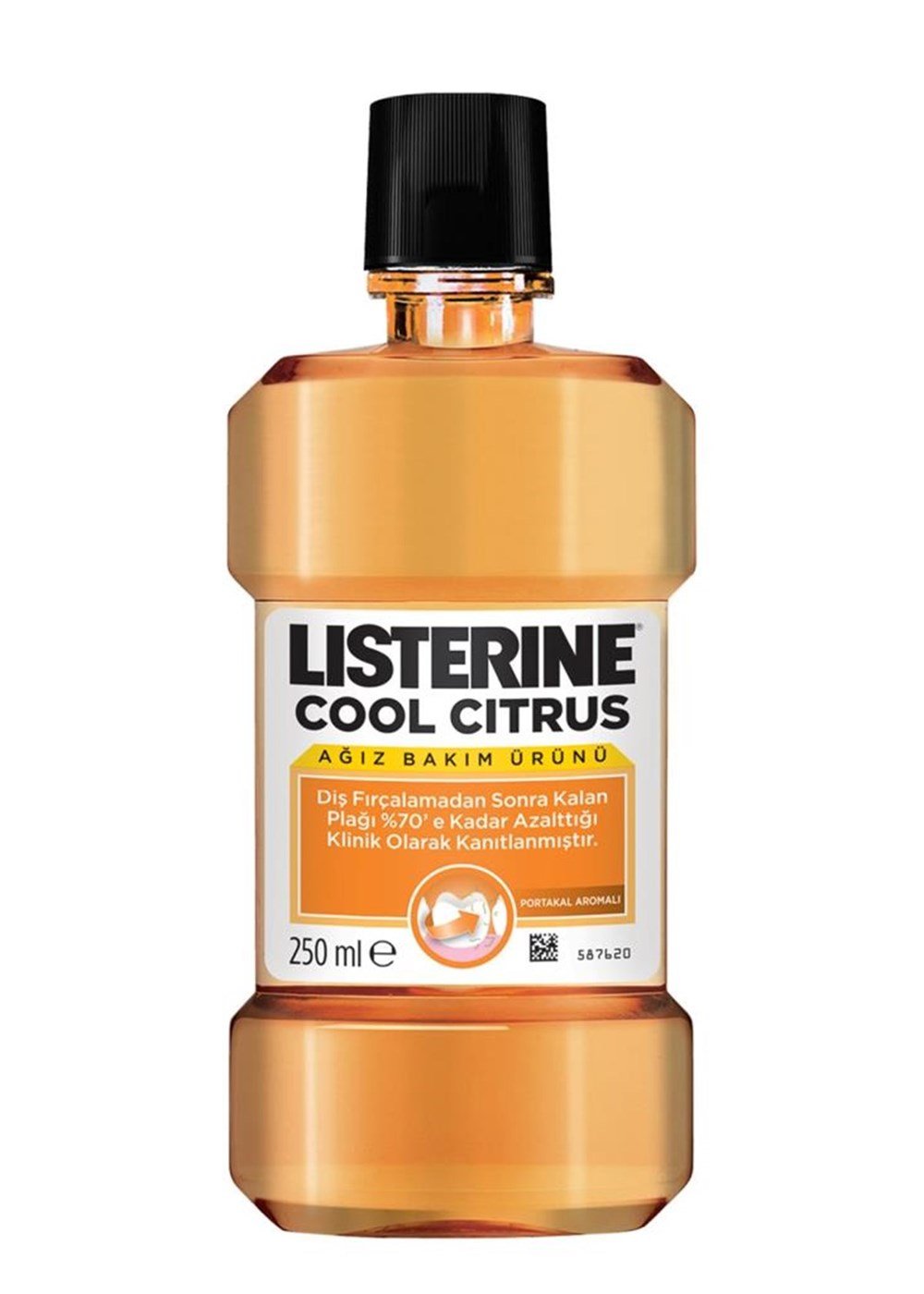 Listerine Mouthwash Cool Citrus Portakal Aromalı Gargara 250 Ml
