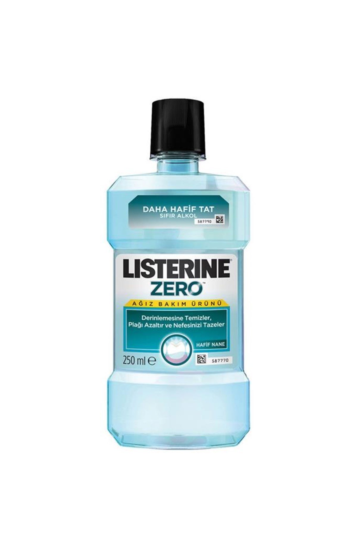 Listerine Zero Ağız Gargarasacı Daha Hafif Nane Sıfır Alkol 250 Ml