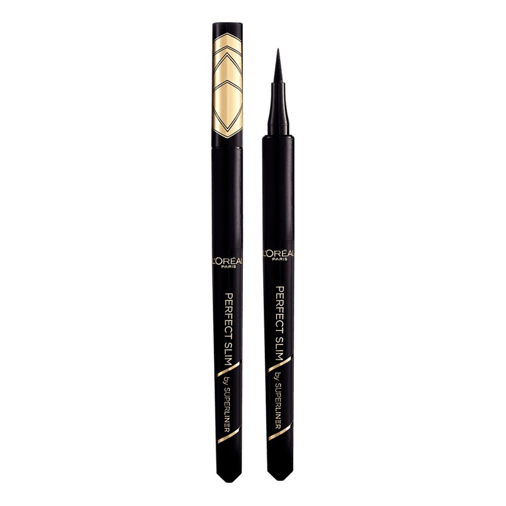 Loreal - Liquid eyeliner Perfect Slim by SuperLiner - 01: Intense Black