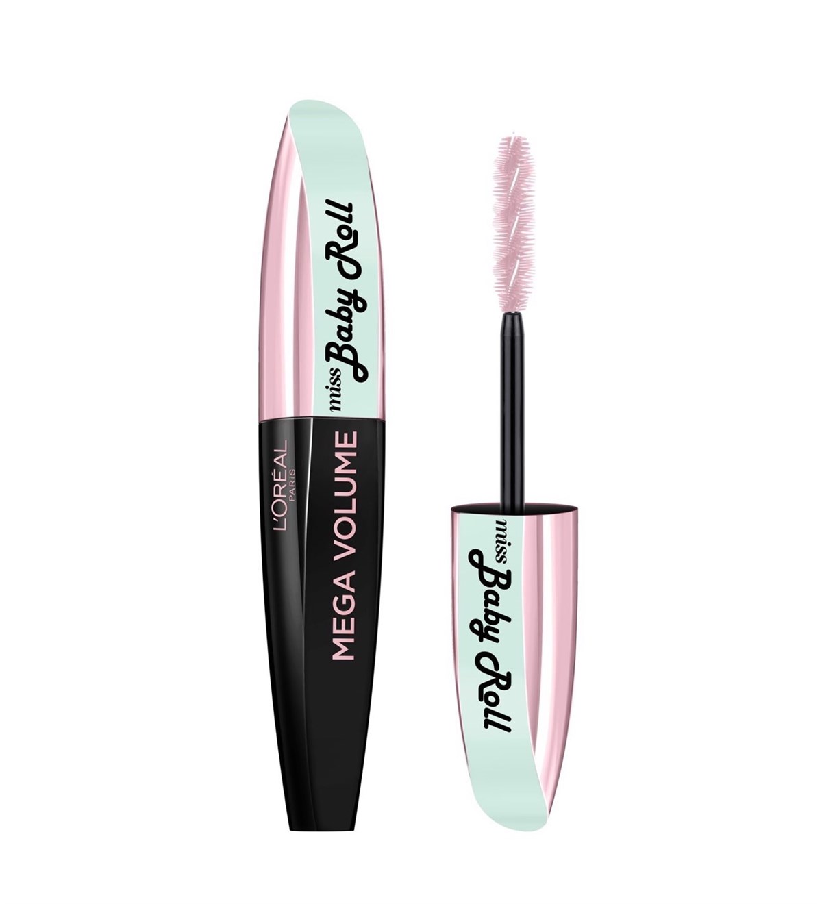 LOREAL MU MASCARA MEGA VOLUME MISS BABY ROLL BLACK