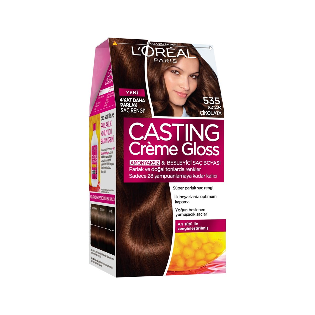 Loreal Paris Casting Creme Gloss Saç Boyası 535 Sıcak Çikolata