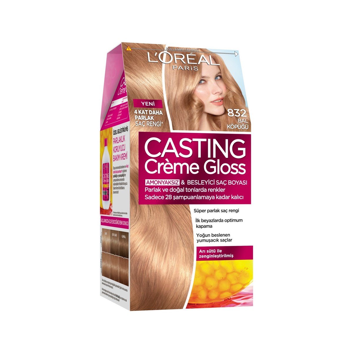 Loreal Paris Casting Creme Gloss Saç Boyası 832 Bal Köpüğü