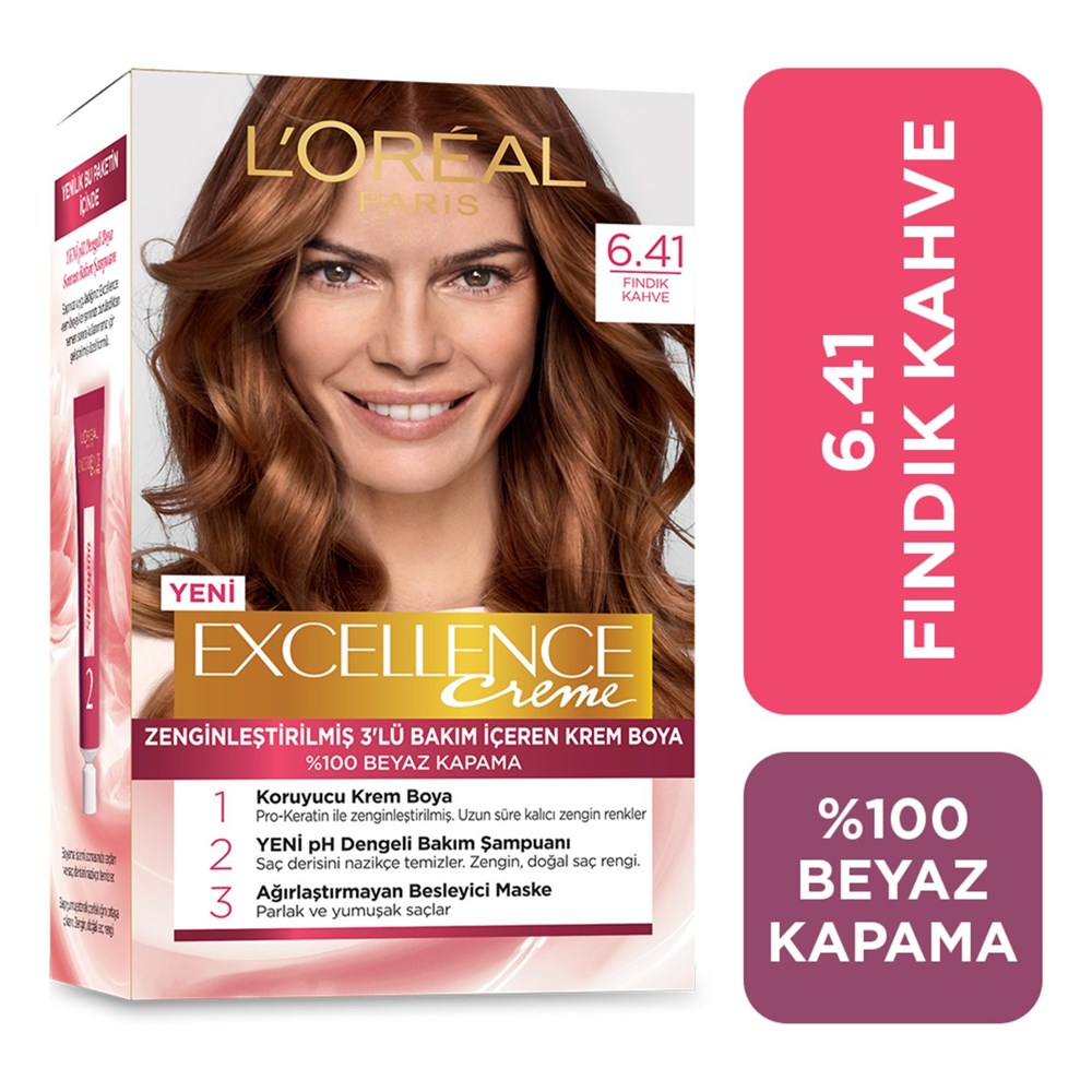 Loreal Paris Excellence Fındık Kahve 6.41 