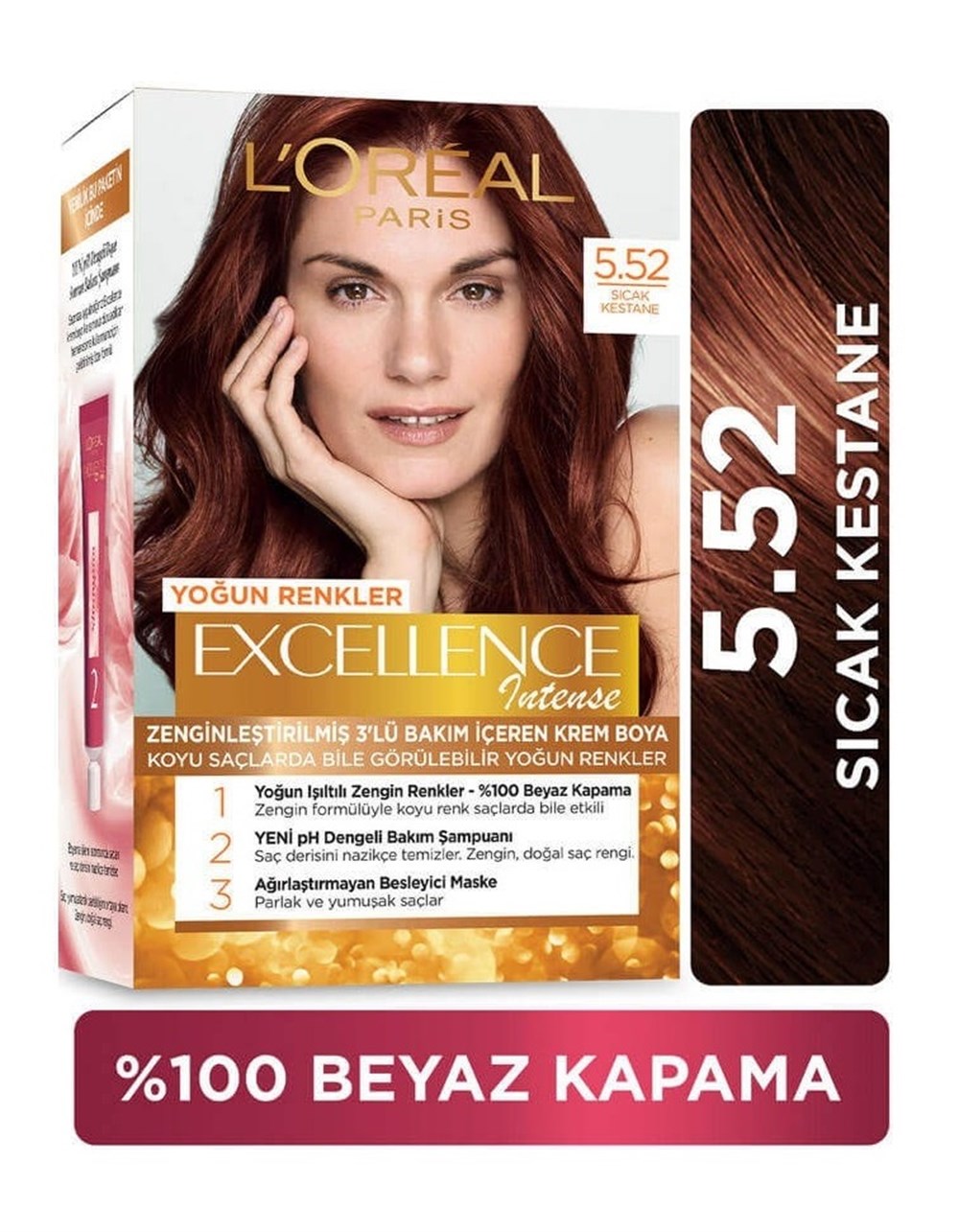 L'oreal Paris Excellence Intense 5.52 Sıcak Kestane
