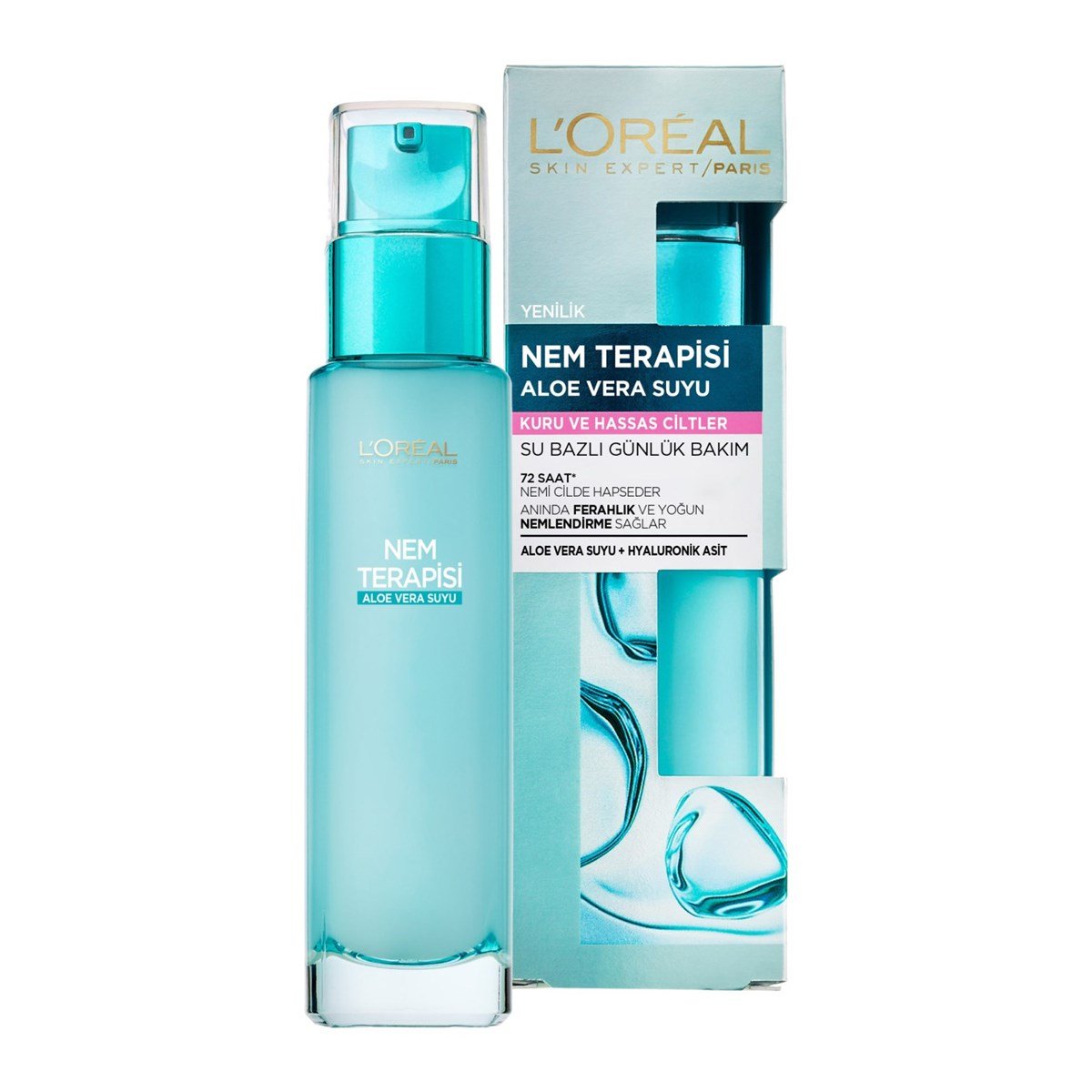 Loreal Paris Nem Terapisi Aloe Vera Suyu Kuru ve Hassas Ciltler 70 Ml