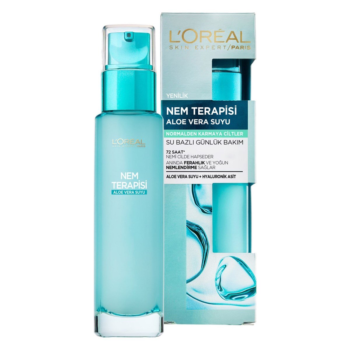 Loreal Paris Nem Terapisi Aloe Vera Suyu Normalden Karmaya Ciltler 70 Ml