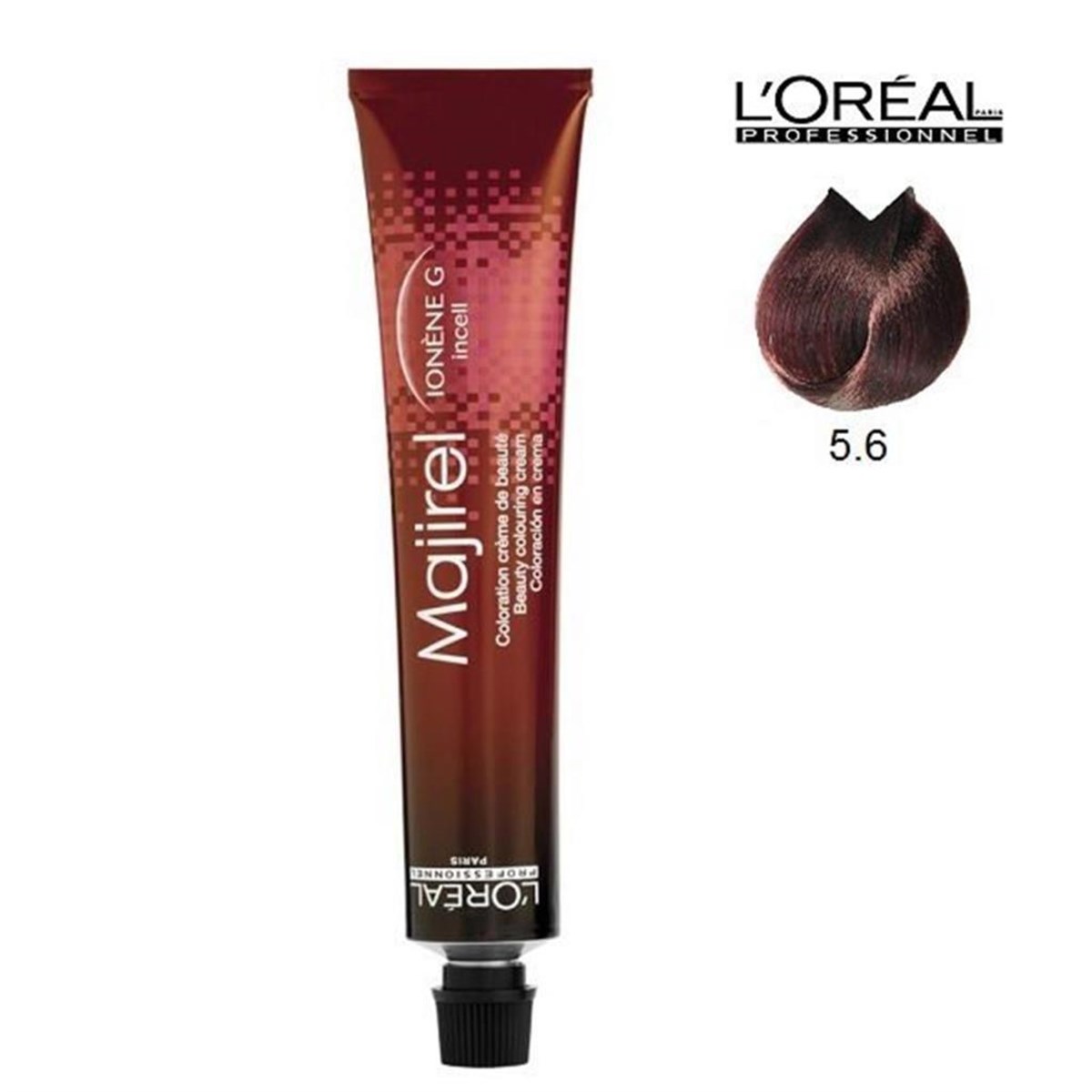 Loreal Professionnel  Majirel 5.6 Light Red Brown 50ml