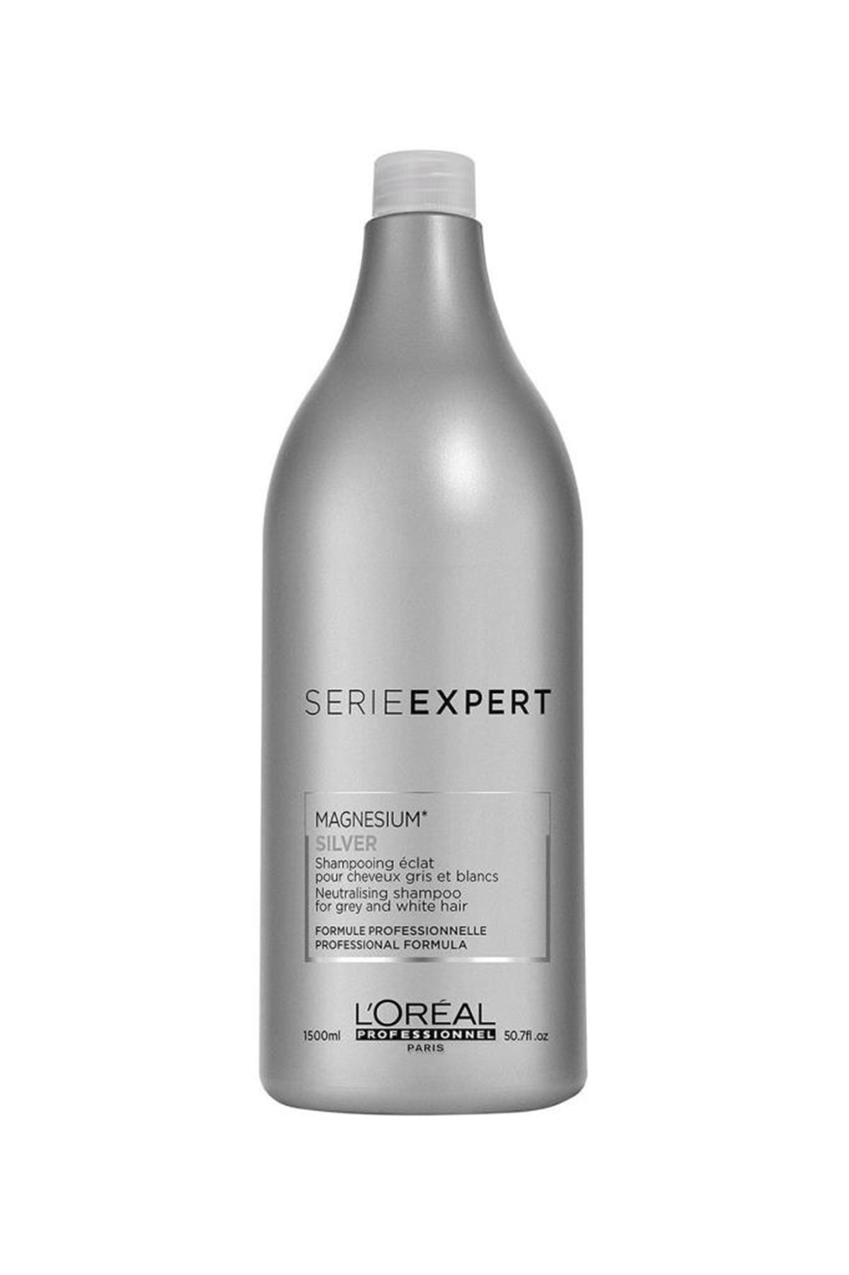 Loreal Professionnel Gri ve Beyaz Saçlar için Parlaklık Veren Şampuan Silver Gloss Protect System 1500 Ml