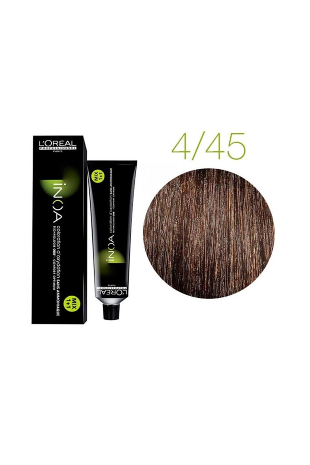 Loreal Professionnel İnoa Saç Boyası 4.45 Kahve Bakır Akaju