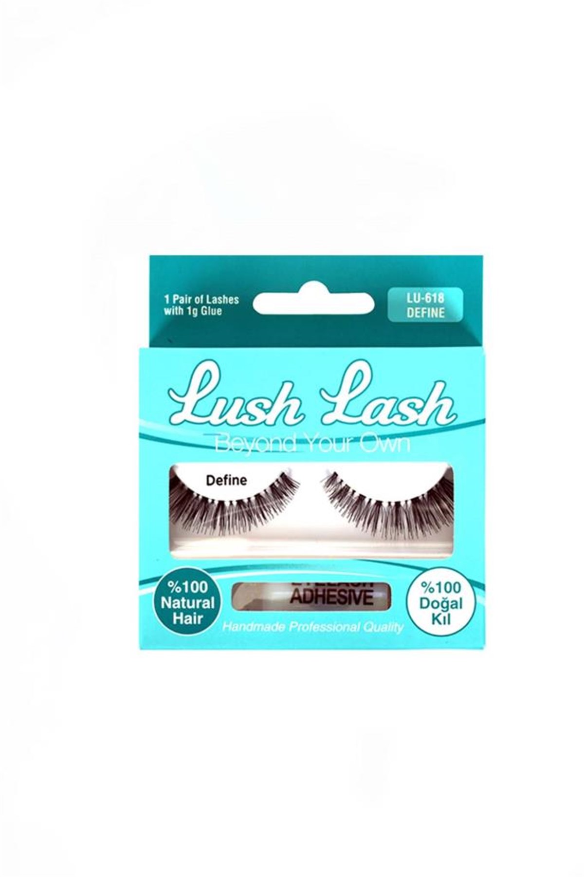 Lush Lash %100 Doğal Kıl Define Takma Kirpik  LU 618