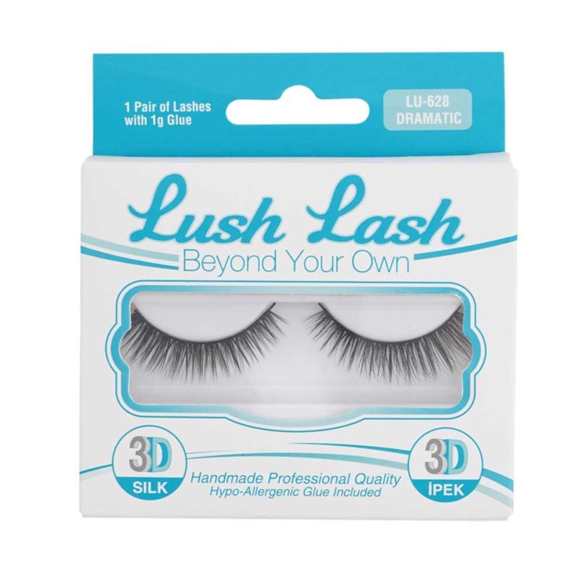Lush Lash Takma 3D İpek Kirpikler Lu 628