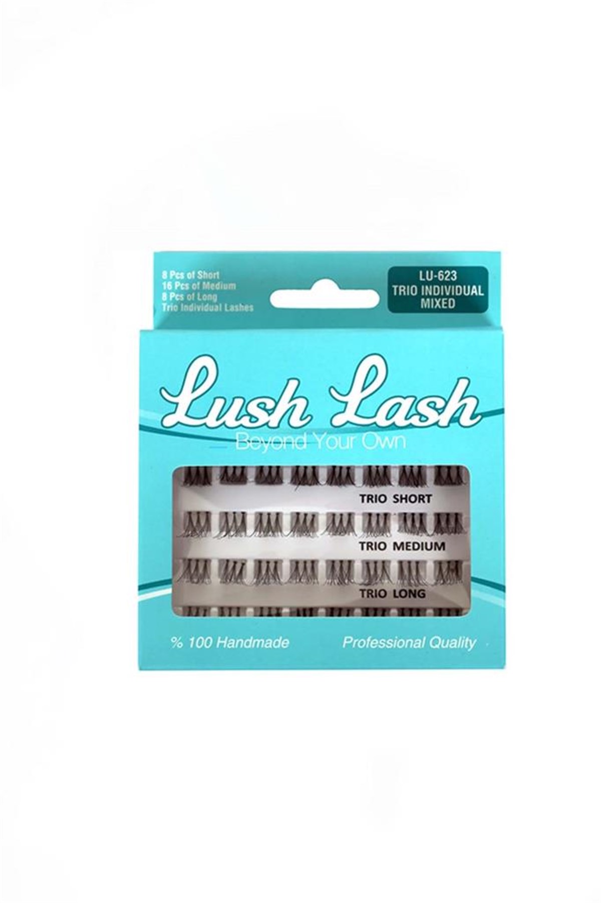 Lush Lash Trio Tekli Kısa Orta Uzun Takma Kirpik LU 623