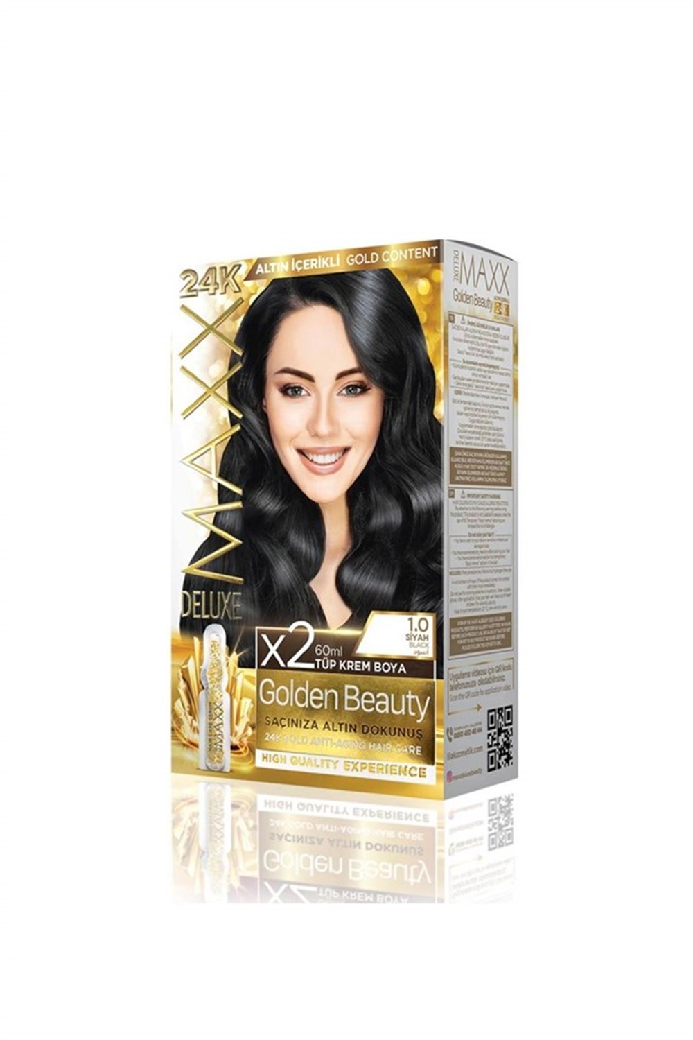 Maxx Deluxe Golden Beauty Set Boya 1.0 Siyah 