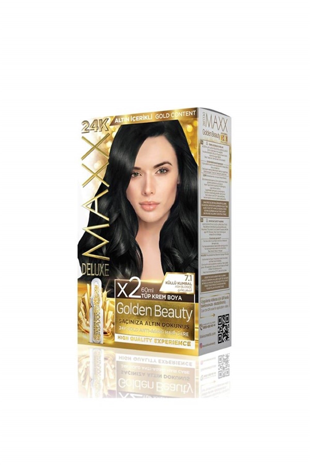 Maxx Deluxe Golden Beauty Set Boya 7.1 Küllü Kumral