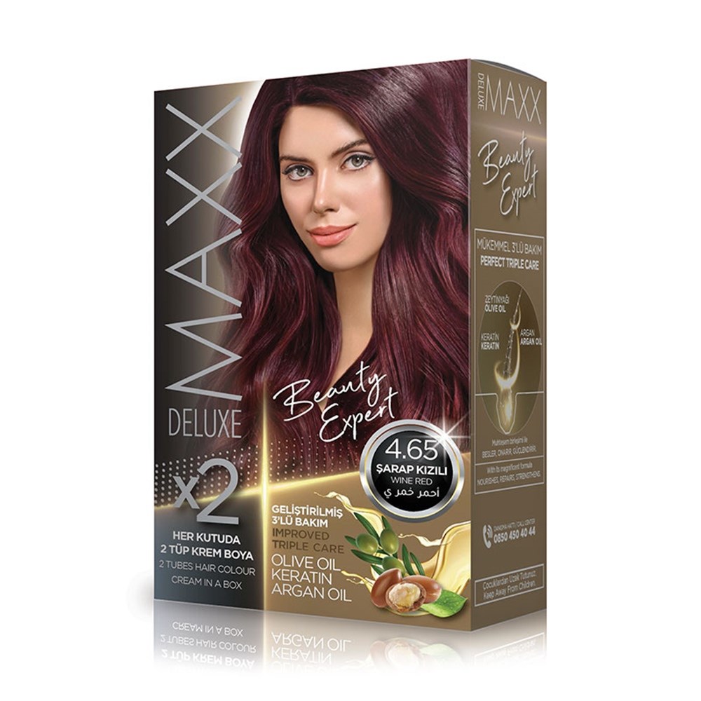 Maxx Deluxe Set Boya 4.65 Şarap Kızılı 