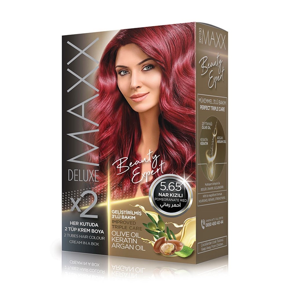 Maxx Deluxe Set Boya 5.65 Nar Kızılı 