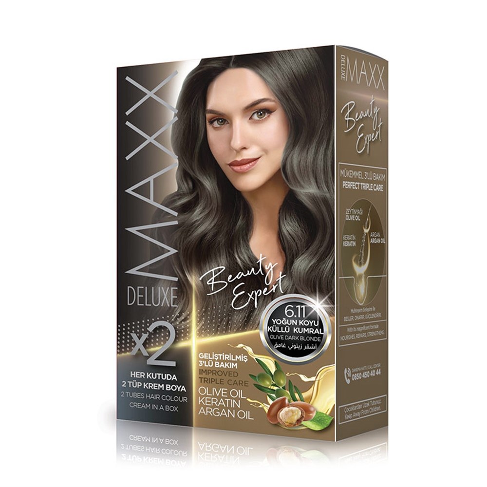 Maxx Deluxe Set Boya 6.11 Yoğun Koyu Küllü Kumral