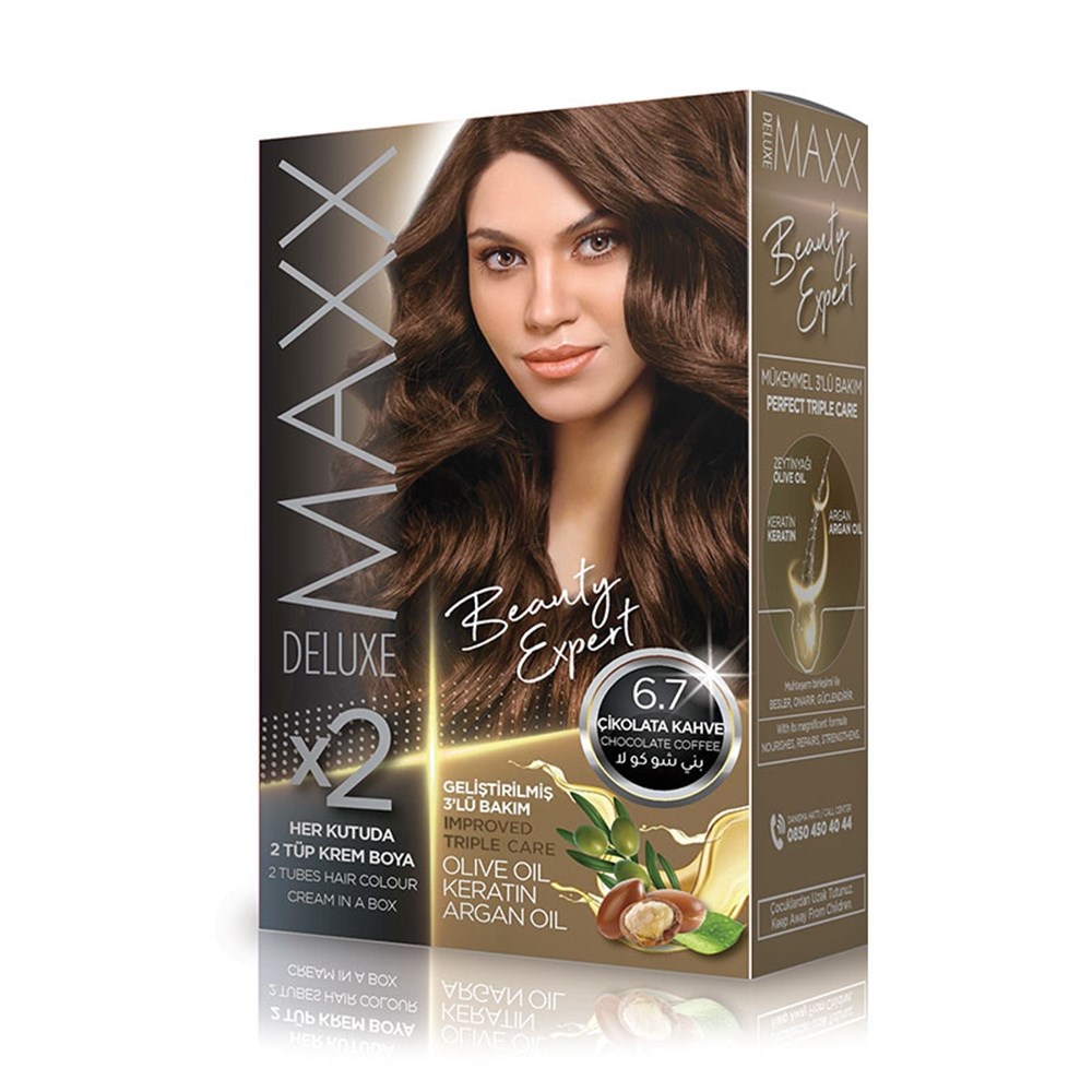 Maxx Deluxe Set Boya 6.7 Çikolata Kahve