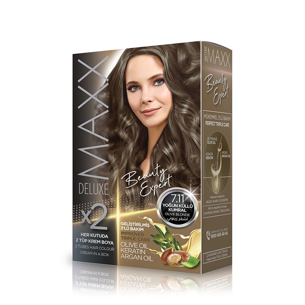Maxx Deluxe Set Boya 7.11 Yoğun Küllü Kumral