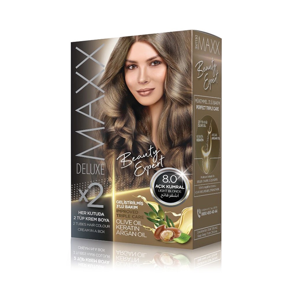 Maxx Deluxe Set Boya 8.0 Açık Kumral