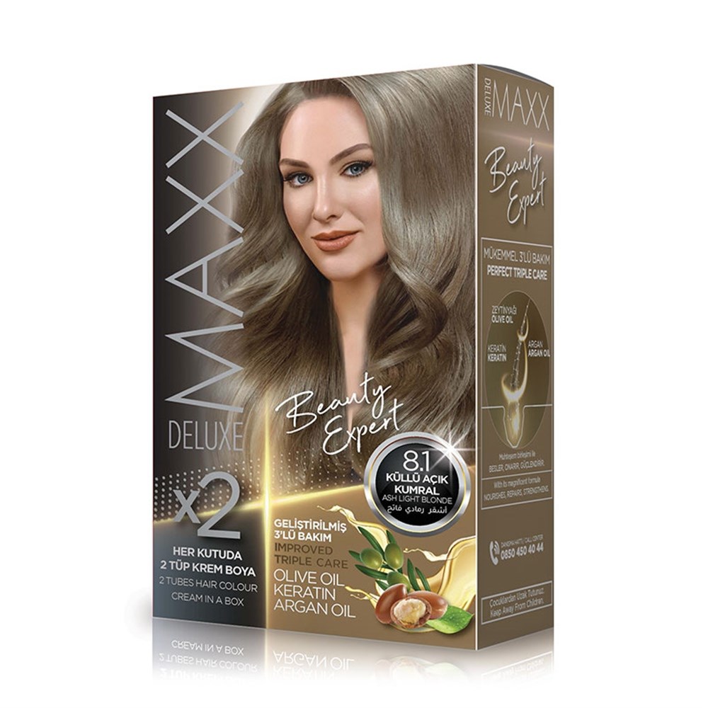 Maxx Deluxe Set Boya 8.1 Küllü Açık Kumral