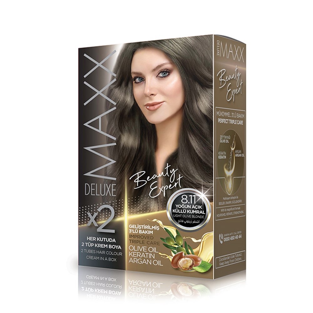 Maxx Deluxe Set Boya 8.11 Yoğun Açık Küllü 