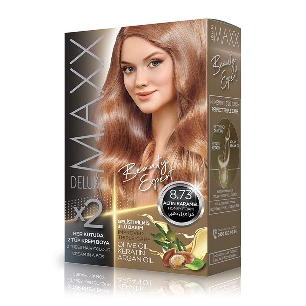 Maxx Deluxe Set Boya 8.73 Altın Karamel