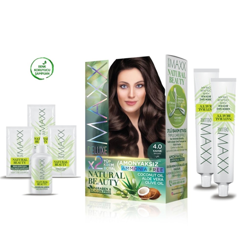 Maxx Deluxe Set Boya Amonyaksız 4.0 Kahve